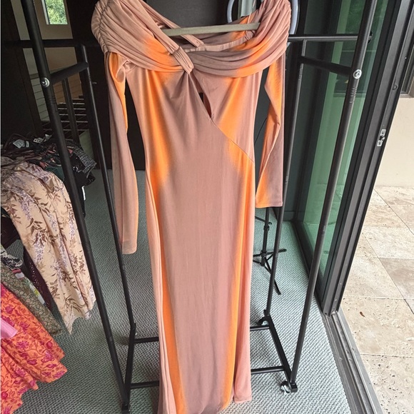 AFRM Long Sleeve Brown Dress - Picture 2 of 6